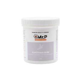 Mr.P Ingredients Xanthan Gum 250g Powder Thickener Ideal For Making Soups Sauces Gluten Free Baking Ice Cream VEGAN Vegetarian Gluten Free Halal Kosher Non-GMO (Recyclable Pot)