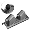 Universal Carbon Fiber Gauge Pillar Holder, Nonfading Dual Hole Plastic