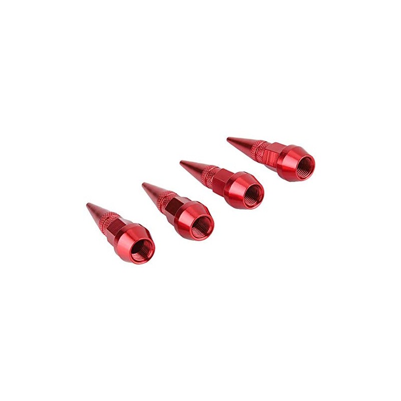 Aramox - Vástago de válvula de neumático, 4 piezas de