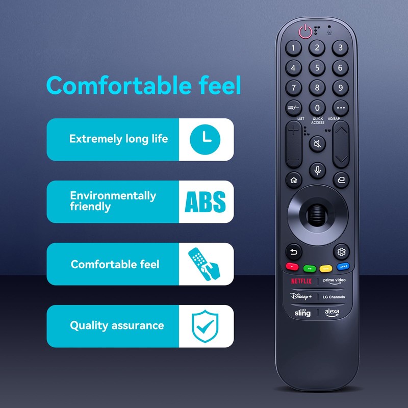 ZWP AKB76043102 MR23GA Replacement Magic Remote Control for LG AKB76045102