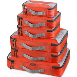 G4Free 3pcs/6pcs/7pcs Packing Cubes Suitcase Organiser Packing Bags Luggage Organiser Value Set for Travel Home Storage