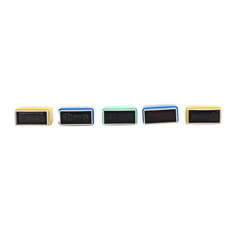 5Pcs Teacher Stamps Up to 1000 Times Eco Friendly Portable