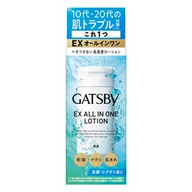 GATSBY EX All-in-One Lotion, Refreshing, Highly Penetrating, Men's, Skin Care, Dry, Shiny Skin