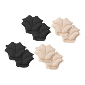 Baluue 4pairs Replaceable Heel Cushions Comfortable Heel Liners Casual Shoes Sweat-absorbent Breathable