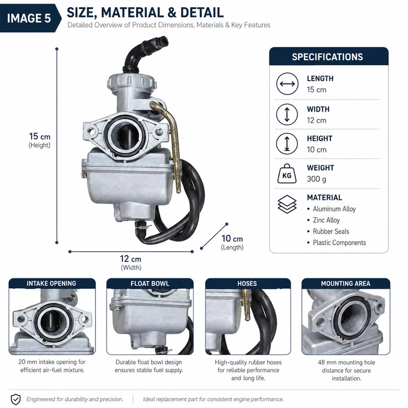 PZ20 Carburetor for ATV & Go-Kart Engines – Replacement Carb