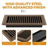 Floor Register 4x10, Floor Vent Covers, Heavy Duty Steel Walkable