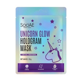 Sooae Soo'AE Unicorn Glow Hologram Mask [1 EA] Clarify Brightening Hydrating...