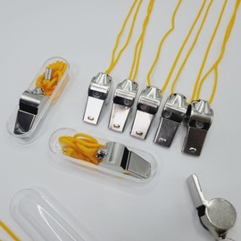 Referee Whistle Horn Whistle for Basketball Football Sports with Case M50415 4ea
