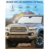 JOYTUTUS Windshield Sun Shade Compatible with 2016-2023 Tacoma 3rd Gen