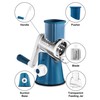 GDL Cheese Grater with Crank, Vegetable Slicer with 3 Interchangeable