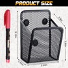 Yexiya Magnetic Pencil Holder Metal Magnetic Basket Mesh Magnetic Pen