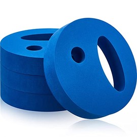 Water Exercise Discs Water Weights for Pool Exercise Set EVA Foam Water Aerobic Equipment Hand Held Swim Disc for Pool Water Aerobics Fitness Water Exercise, 7.1 Inches in Diameter (Blue, 2)