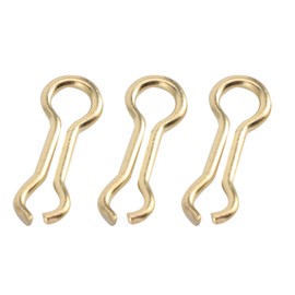 RiToEasysports 300 Pieces Fishing Lure Eyelets Alloy Steel Fishing Lead Eyelets for Weights Shapes Tackle Accessories (S)