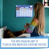 Amonev Magnetic Bedtime Routine Chart Reward Chart and Sleep Training