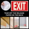 Glow In The Dark Exit Sign Stickers, Photoluminescent Exit Sign
