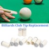 ZOKJSW Billiard cue tips, pack of 20, 13 mm, billiard