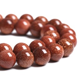 88 piezas de abalorio sueltas de piedra arenisca de color dorado de 4 mm para hacer joyas, pulseras de bricolaje, 1 hebra, espaciador de piedra arenisca de color dorado, abalorio sueltas para hacer joyas, pulseras de bricolaje, 1 hebra