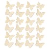 Tofficu Diy Painting Decorations 48pcs Unfinished Butterfly Cutouts Wooden Painting