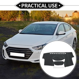 VekAuto Dash Cover Compatible for Toyota Yaris 2004-2011, Non-Slip Polyester Silicone Gray Center Console Dashboard Cover Pad Carpet