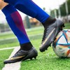 Wugehu Men's Football Boots Cleats Professional High Top Breathable Training