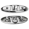 MEMUME Folding Boat Cleats 5 inch 6 inch 316 Stainless