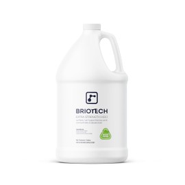 BRIOTECH Extra Strength HOCl Cleaner, 500 PPM Hypochlorous Acid Concentrate, ULV Foggers & Humidifiers, Professional Deodorizer for Dental, Offices, Schools, Homes, Peroxide Free, 1 Gallon (4 Pack)