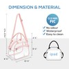 TOURIT Stadium Approved Clear Lunch Bag Transparent Bag with Adjustable
