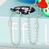 Keyring Materials DIY Car Key Ring Silver Keyring Cord Keyring DIY Ball Chain String 10P DD-12670 / 키링재료 셀프 차키고리 실버 키링 줄 열쇠고리 DIY 볼체인 끈 10P DD-12670