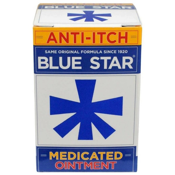 Blue Star Anti-Itch Medicated Ointment 2 oz (Pack of 3)