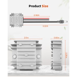 12V to 30V Adapter DC Step Up Converter with Power Cord Fit for Starlink Mini, 9-28V Input 30V 3.5A Output, for Power Supply Step Up