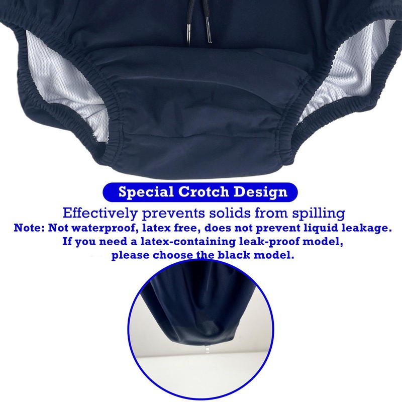 AQX Reusable Adult Swim Diapers Special Needs, Washable Cloth Diapers