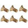 50Pcs Flat Hex Socket Screw M3 Pure Copper Countersunk Head