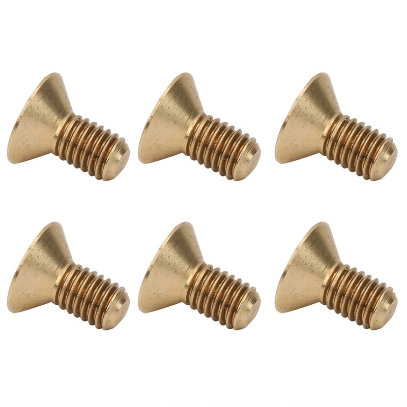 50Pcs Flat Hex Socket Screw M3 Pure Copper Countersunk Head