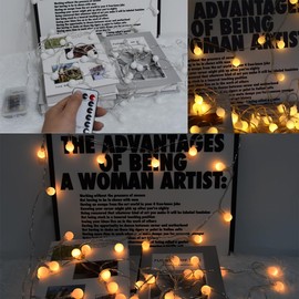 PAWARSO Fairy Lights, 8 Lighting Modes 32ft 100LEDs, Waterproof Fairy Ball Lights for Wedding, Bedroom, Party, Christmas