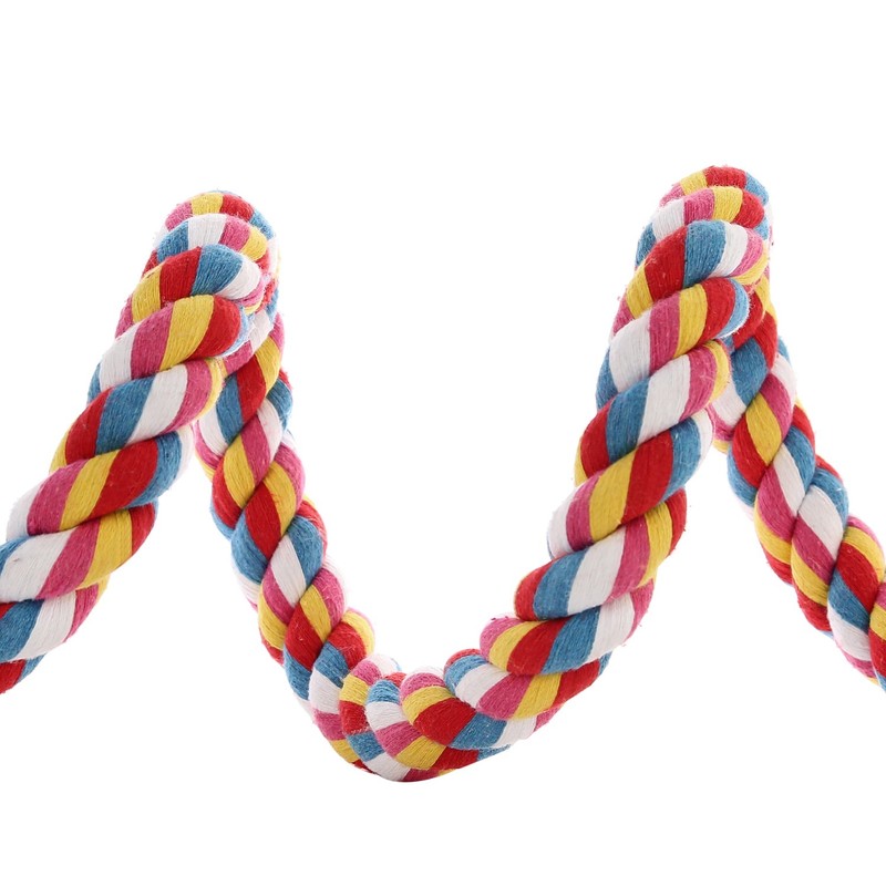 Jusney Bird Rope Perches,Parrot Toys 21 inches Rope Bungee Bird