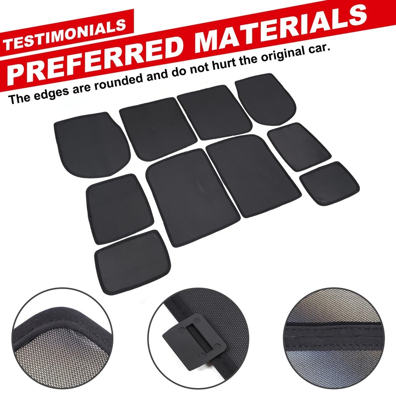 Car Window Shades Compatible with Land Rover Defender 110 2020-2025，Front