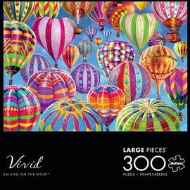 Buffalo Games - Steve Sundram - Sailing on The Wind - 300 Piece Jigsaw Puzzle for Adults 14 and up Challenging Puzzle Perfect for Game Nights - Finished Puzzle Size is 21.25 x 15.00