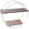 Keystone IN050003 Accessory Rack, Brushed Wire, Table Rack, Round, 11.8