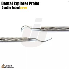 Medentra Dental Explorer Probe 23/17A Double End Hygiene Tooth Scraper Examination Probes