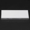 10pcs Aluminium Heatsink, 40 x 8 x 100 mm Radiator