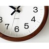 KATOMOKU Muku Clock 16 Walnut Radio Clock Continuous Second Hand
