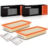 A-Premium 2-PC Filtro de aire del motor compatible con Ford