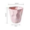 Milageto Trash Can Waste Paper Bin Household Dust Bin Without