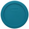 Pyrex 7200-PC 2-Cup Adriatic Blue Food Storage Replacement Lid (2-Pack)