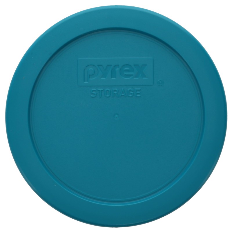 Pyrex 7200-PC 2-Cup Adriatic Blue Food Storage Replacement Lid (2-Pack)