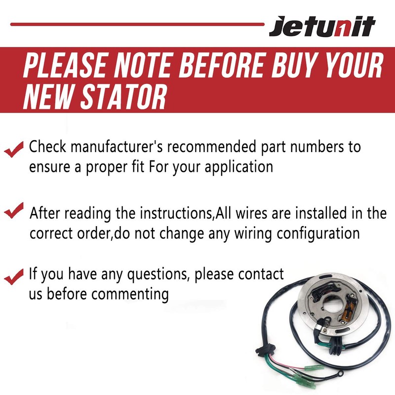 Jetunit Stator for Yamaha Jet-Ski 6R8-85560-00-00 SuperJet 650 /Wave Runner
