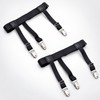 Adjustable Shirt Stays for Men – Elastic Shirt Tuckers with