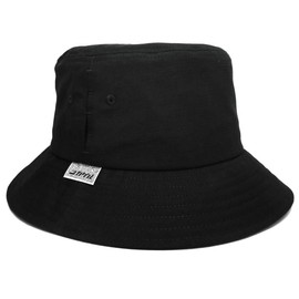 Happy Hat, Coca-Gel Bucket Hat, Feeling Minus 10°C, Highly Functional, Cool, Heat Protection, Hat, UV 99.9% Protection, Light Blocking, 21.3 - 22.8 inches (54 - 58 cm), M, Black, Heat-Shielding Hat