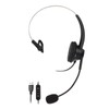 H360‑USB‑3 Telephone Headset Black Volume Adjustment Mute Single Sided Earphone