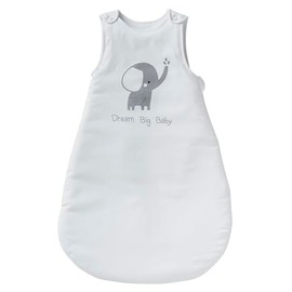 VERTBAUDET Baby Summer Sleeping Bag "Elephants", White